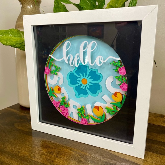 3D Hello Spring Shadowbox - Picture 5 of 7
